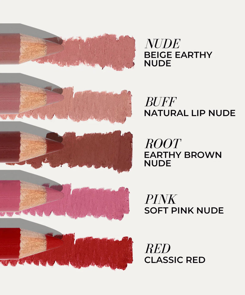 Fitglow Beauty Vegan Lip Liner Colour Swatch. One Fine Secret. Clean Beauty Melbourne