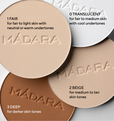 Madara Finish Setting Powder. Buy Madara Air Equal Soft Silk Mineral Powder at One Fine Secret. Natural & Organic Makeup Clean Beauty Store in Melbourne, Australia.