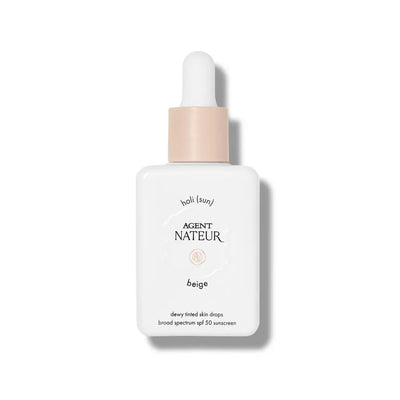 Buy Agent Nateur holi (sun) dewy tinted skin drops SPF50 in BEIGE for light complexions at One Fine Secret. Official Stockist in Melbourne, Australia.