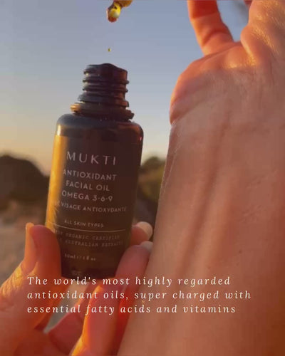 Buy Mukti Antioxidant Facial Oil at One Fine Secret. Mukti's official stockist in Melbourne. Natural & Organic Skincare Clean Beauty Store.